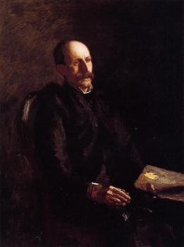 托馬斯 伊肯斯 Portrait of Charles Linford, the Artist 托馬斯 伊肯斯 Portrait of Charles Linford, the Artist